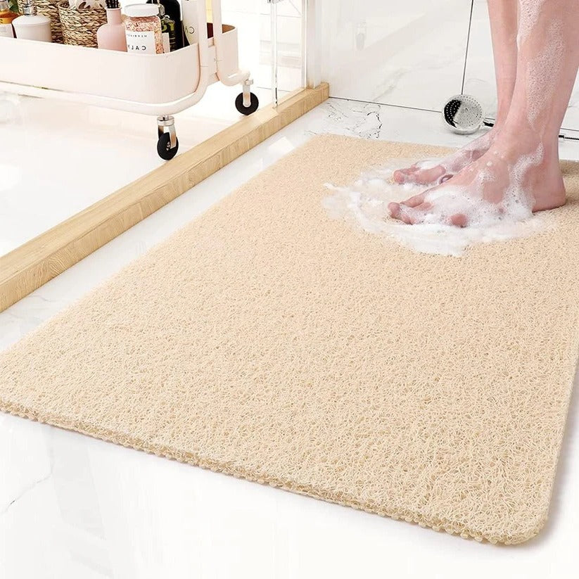 Non-Slip Textured Shower Mat with Porous Drainage – Safe, Quick-Drying Bath Mat for Home & Spa