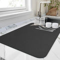 Quick Absorbent Microfiber Kitchen Dish Drying Mat - Ultra-Absorbent, Fast-Drying, Non-Slip Design