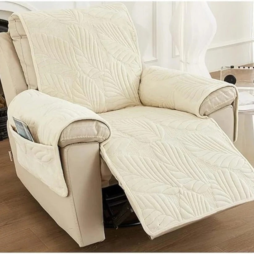 Full Coverage Patterned Stretch Recliner Slipcover - Stylish & Durable Protection for Your Recliner