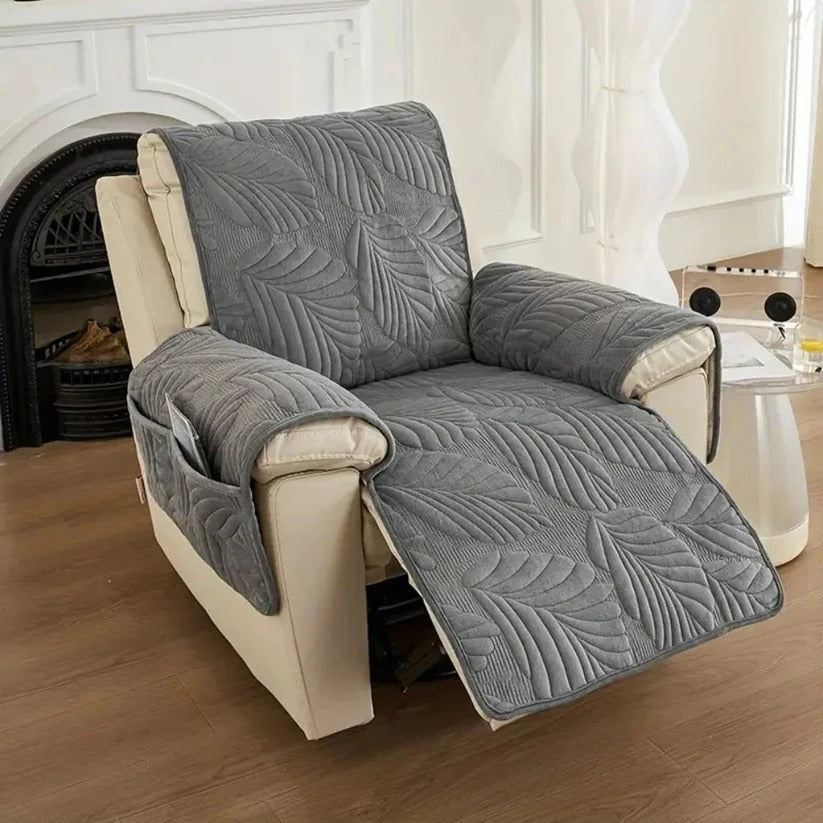 Full Coverage Patterned Stretch Recliner Slipcover - Stylish & Durable Protection for Your Recliner