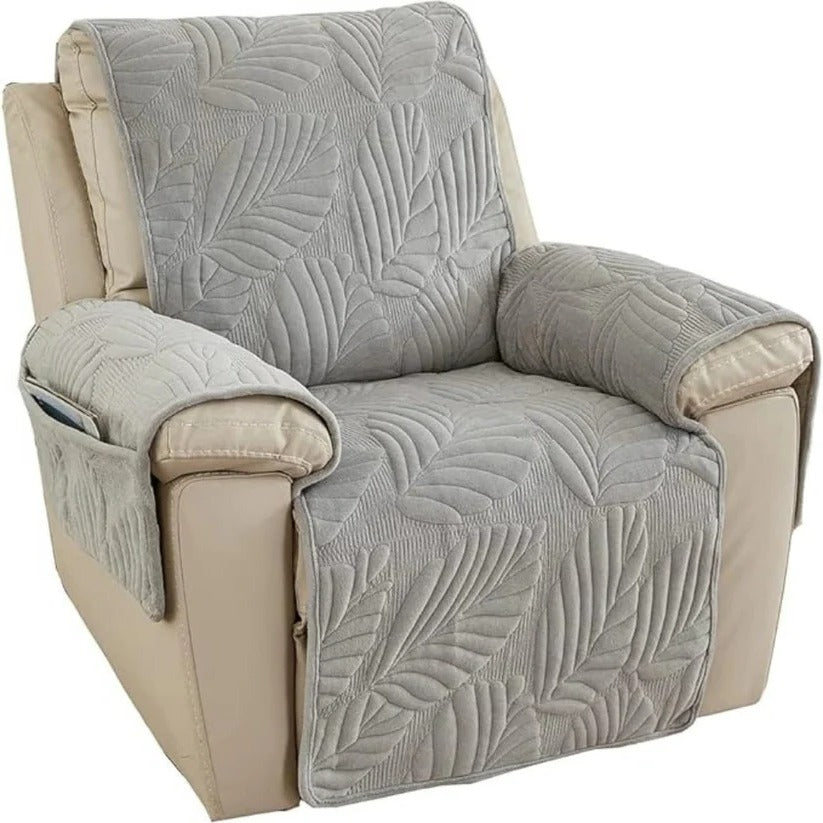 Full Coverage Patterned Stretch Recliner Slipcover - Stylish & Durable Protection for Your Recliner