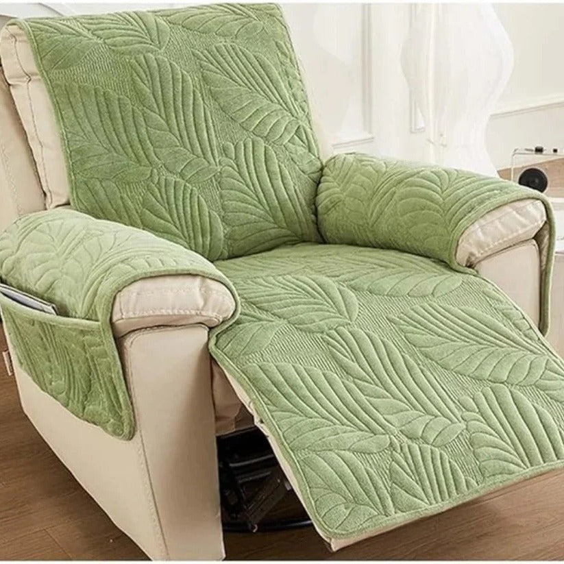 Full Coverage Patterned Stretch Recliner Slipcover - Stylish & Durable Protection for Your Recliner