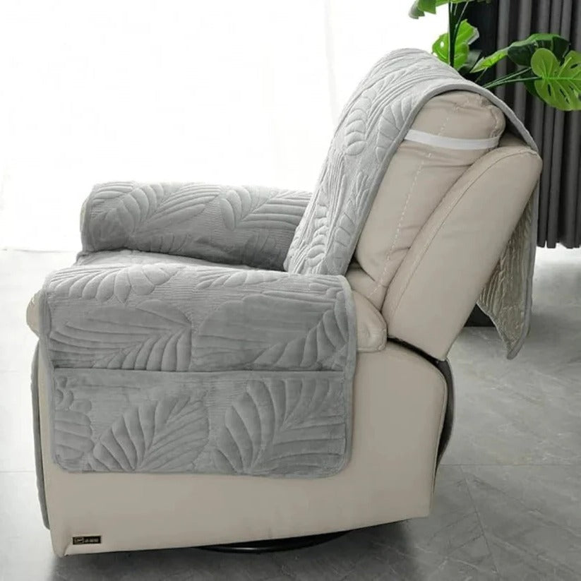 Full Coverage Patterned Stretch Recliner Slipcover - Stylish & Durable Protection for Your Recliner
