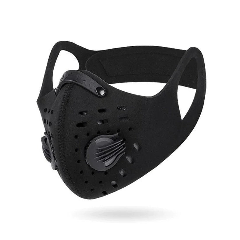 Reusable Breathable Face Mask with Replaceable Carbon Filter - Comfortable, Adjustable, and Eco-Friendly Protection