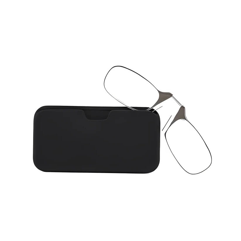 Retractable Silicone Nose Grip with Flat Folding Design & Portable Carry Case - Ideal for Travel and Storage