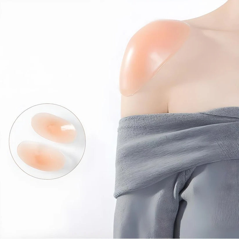 Flexible & Breathable Silicone Anti-Slip Shoulder Pads for Women - Comfort & Support for All-Day Wear