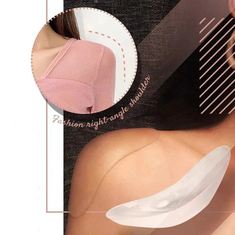 Flexible & Breathable Silicone Anti-Slip Shoulder Pads for Women - Comfort & Support for All-Day Wear