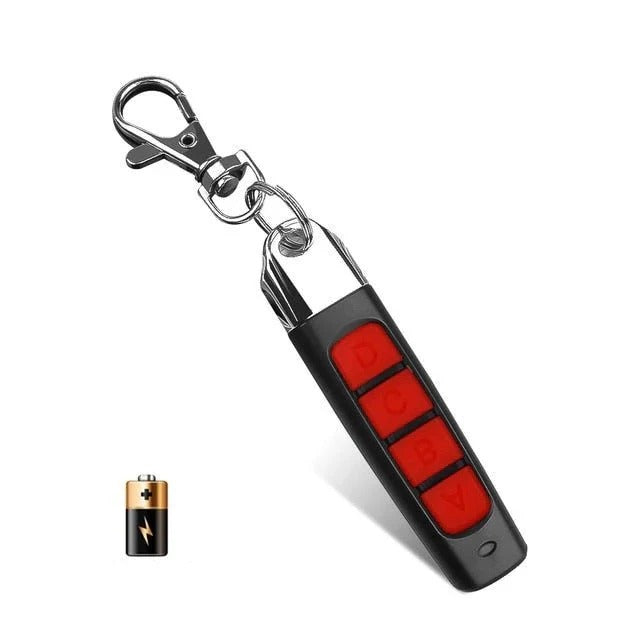 Universal Portable Remote Duplicator - 4-Button Keychain Remote Control for Easy Duplication