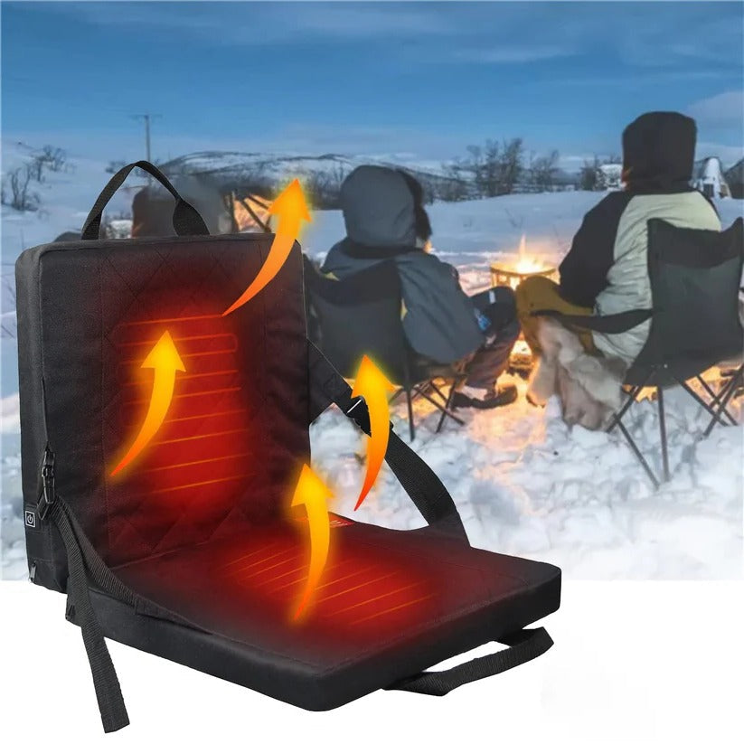 Portable Heated Seat Pad with Adjustable Heat Settings - Ideal for Home, Office, and Outdoor Use