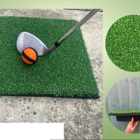 Mini Tabletop Golf Putting Practice Set - Includes Adhesive Target Base Pad for Indoor Training