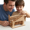 3D DIY Wooden Mechanical Marble Run Building Kit for Adults - Engaging STEM Toy & Creative Puzzle