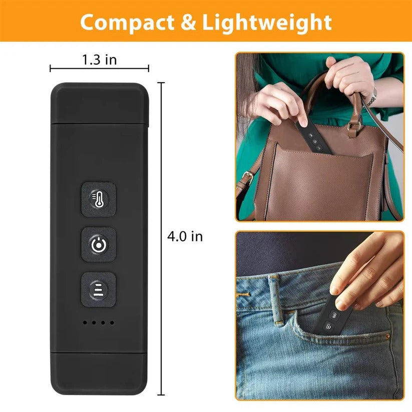 Mini USB Rechargeable LED Reading Lamp with Timer & Clip-On Design - Portable, Adjustable Brightness, Ideal for Books & Laptops