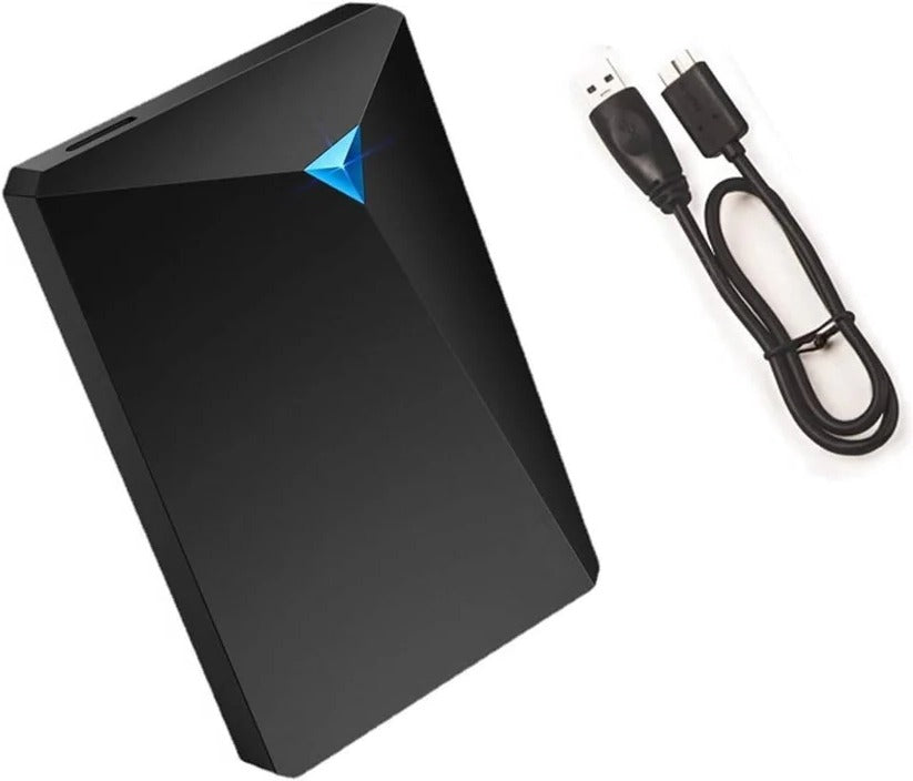 High-Speed USB 3.0 External Hard Drive - Portable Storage for PC & Mac - Fast Data Transfer, 1TB/2TB Options