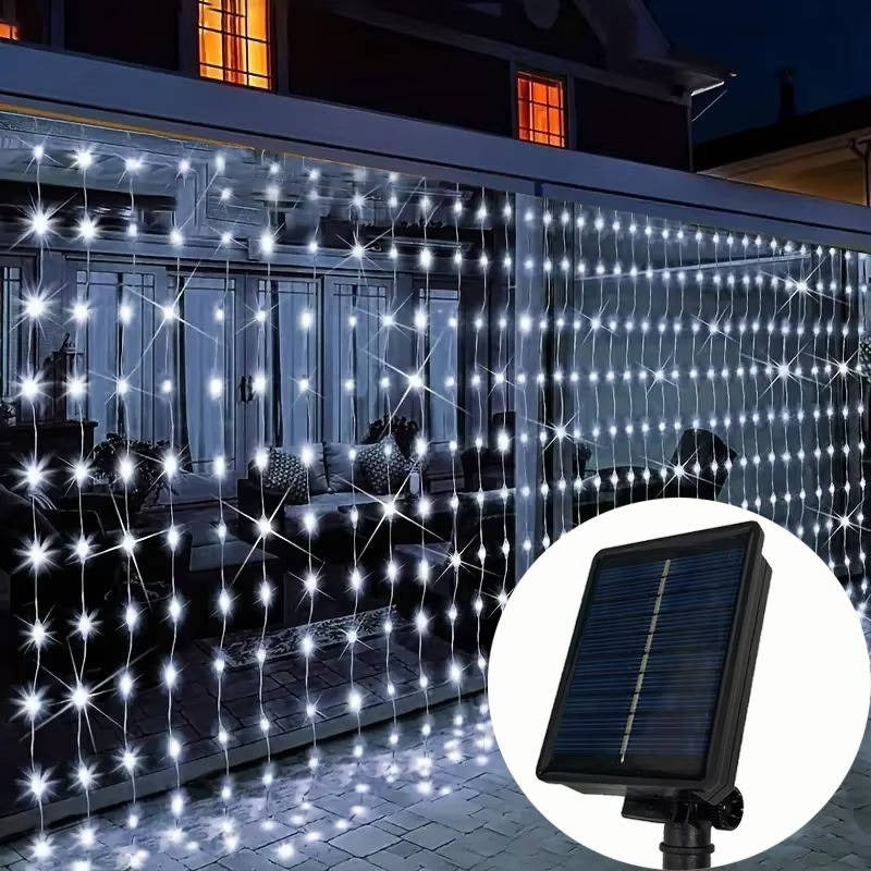Solar-Powered Outdoor Fairy String Lights – Perfect for Garden and Patio Decor