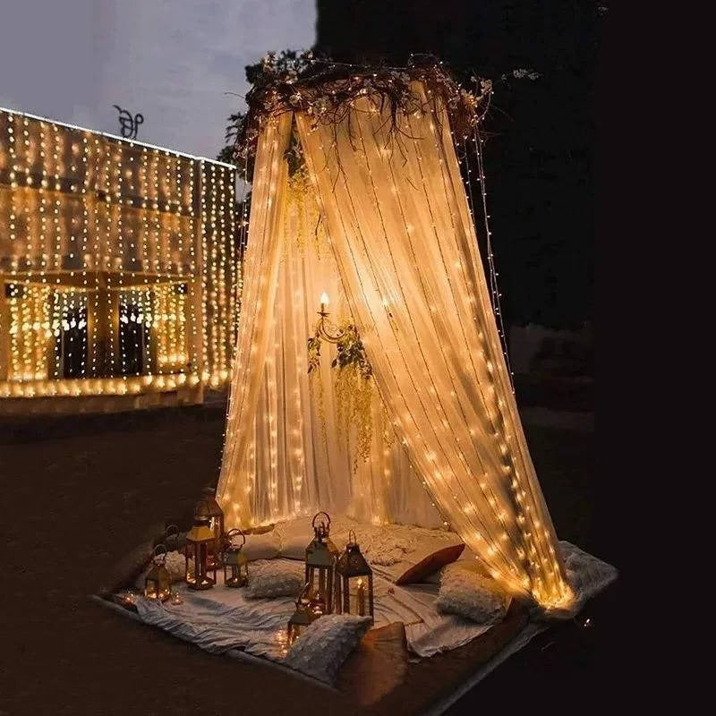Solar-Powered Outdoor Fairy String Lights – Perfect for Garden and Patio Decor