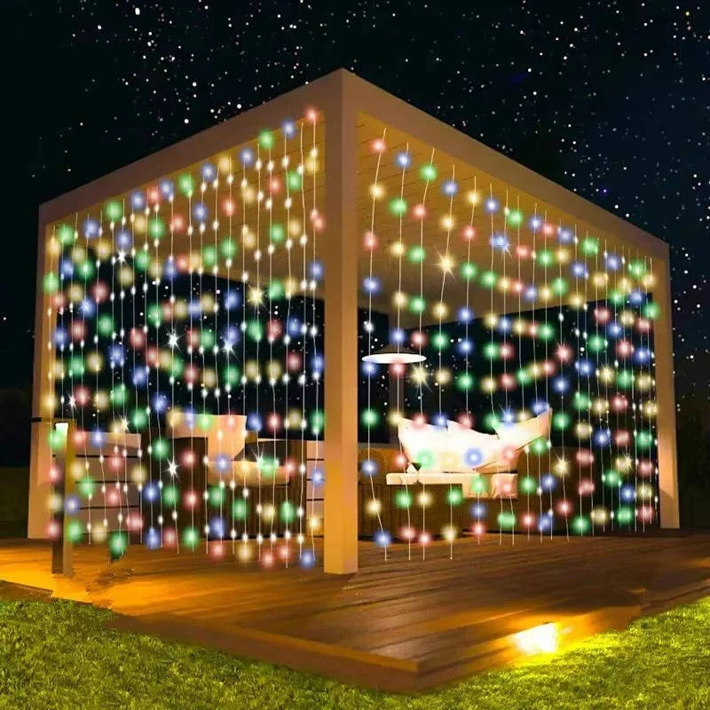 Solar-Powered Outdoor Fairy String Lights – Perfect for Garden and Patio Decor