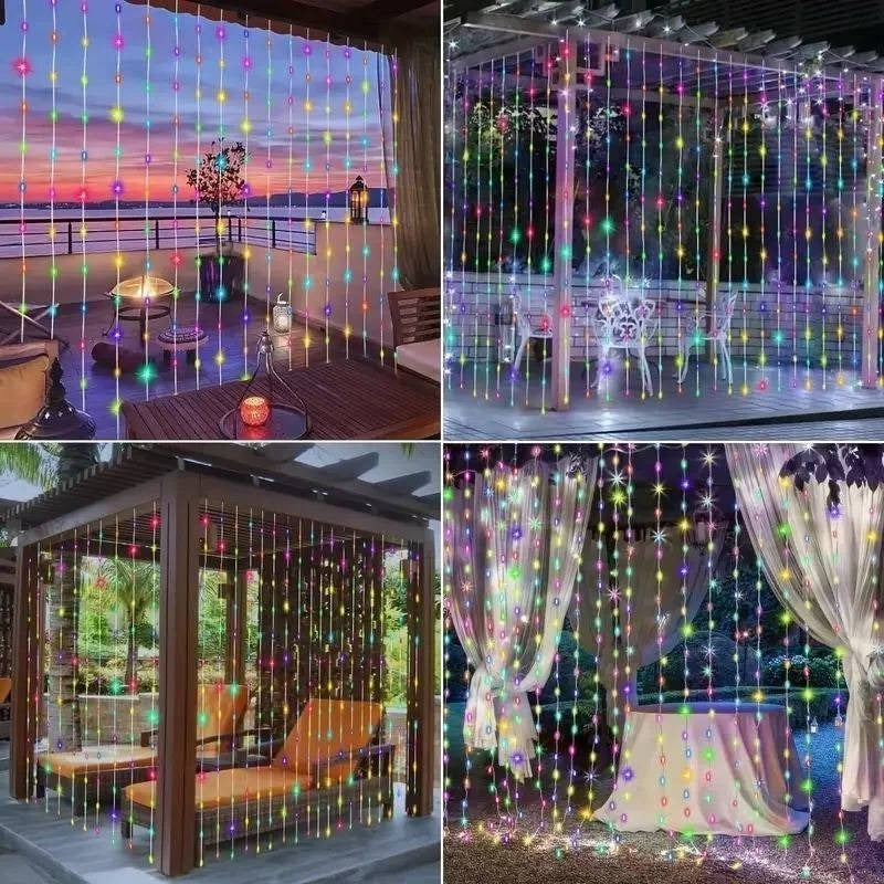 Solar-Powered Outdoor Fairy String Lights – Perfect for Garden and Patio Decor
