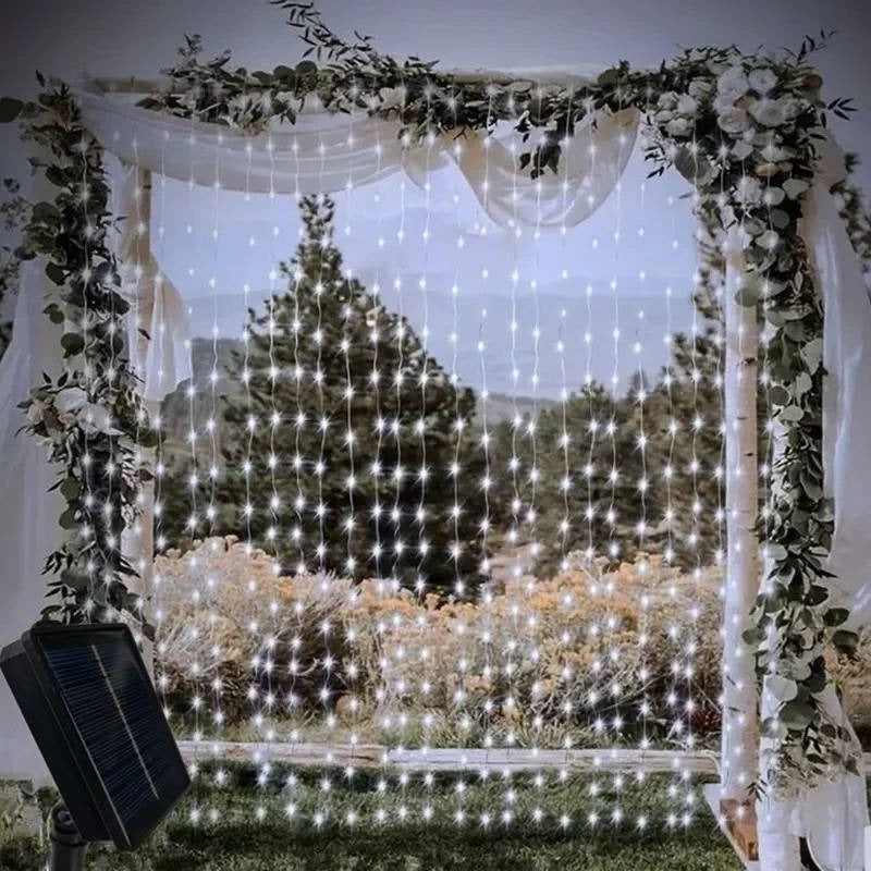 Solar-Powered Outdoor Fairy String Lights – Perfect for Garden and Patio Decor