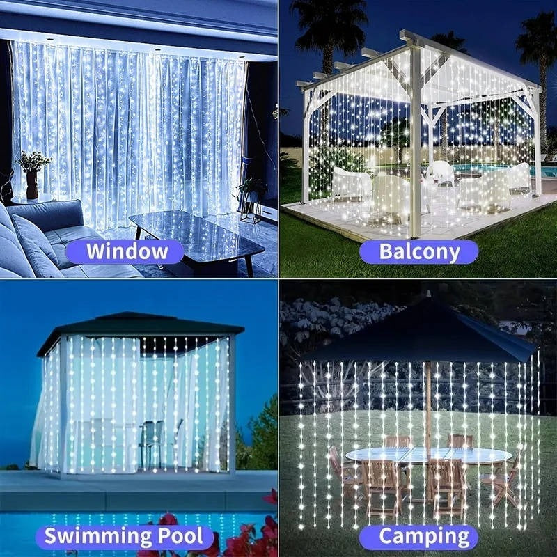 Solar-Powered Outdoor Fairy String Lights – Perfect for Garden and Patio Decor