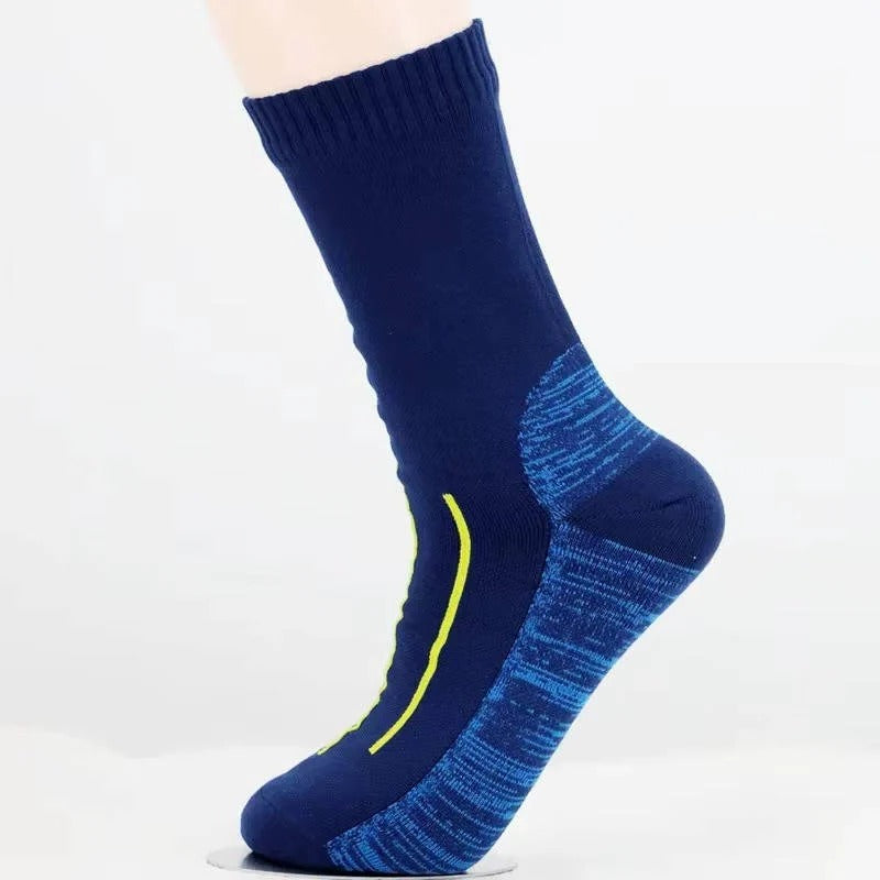 Unisex Waterproof Crew Socks - Breathable & Durable for Hiking, Outdoor Wading, and All-Day Comfort