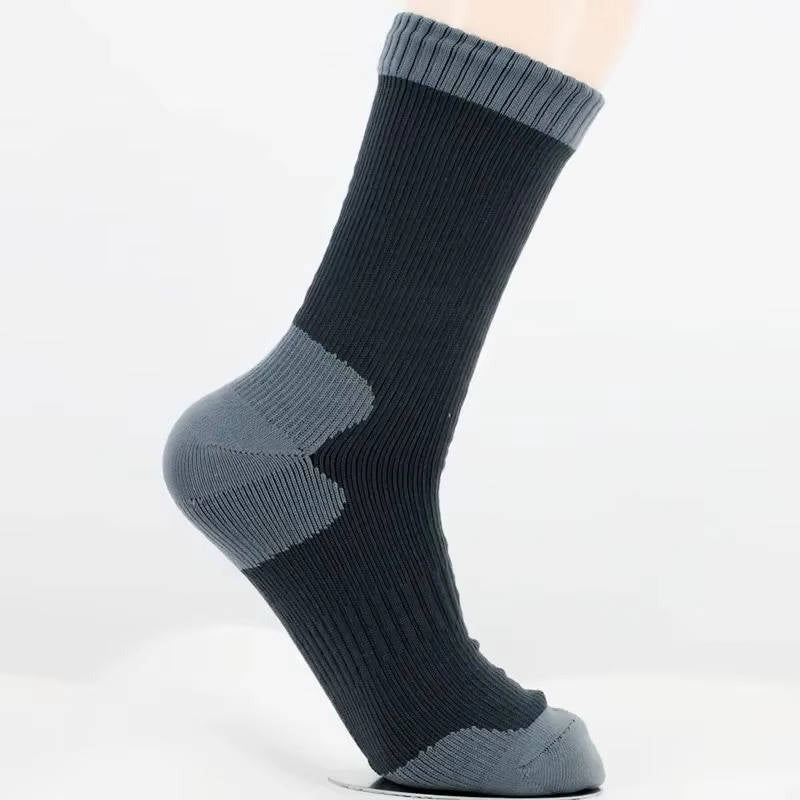 Unisex Waterproof Crew Socks - Breathable & Durable for Hiking, Outdoor Wading, and All-Day Comfort