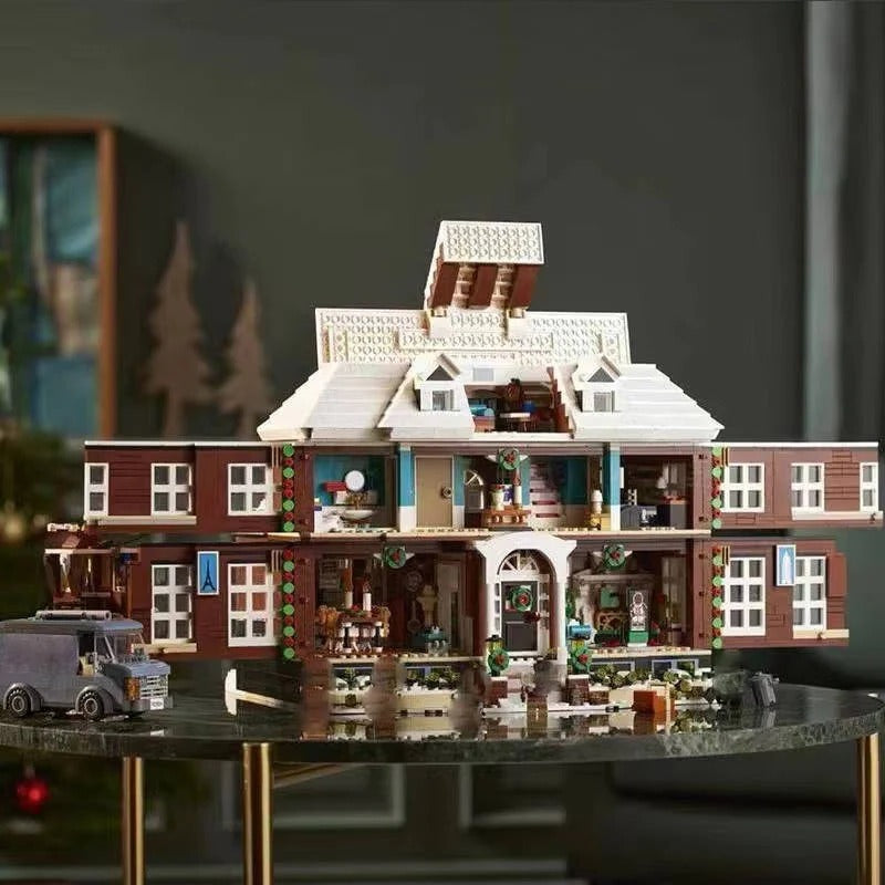 Detailed Miniature House Building Block Model Kit for Adults - Architectural Design & Creative Fun