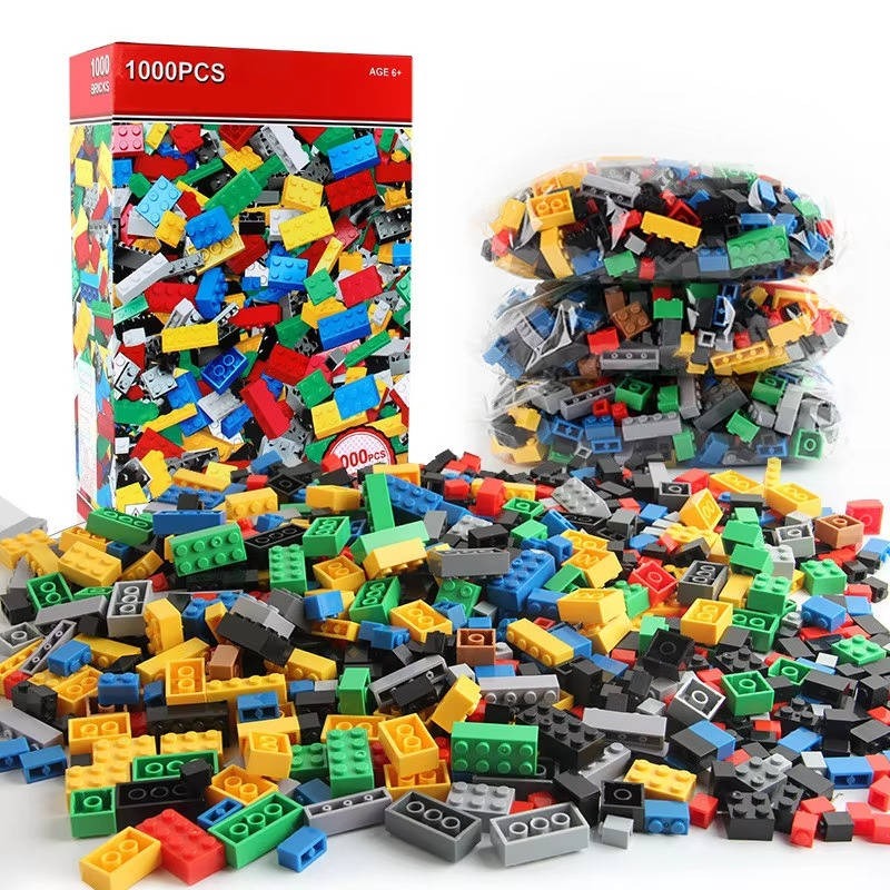 1000-Piece STEM Building Blocks Set for Kids - Creative Construction Toy with Storage Box | Educational Fun & Developmental Play