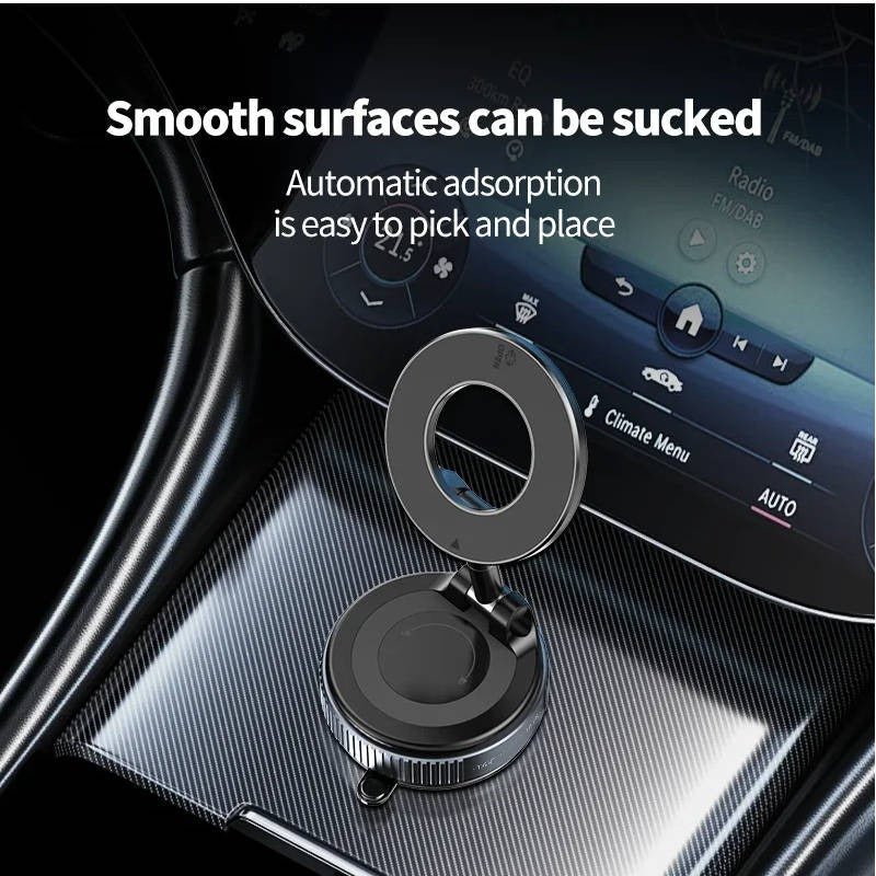360° Rotating Foldable Magnetic Car Phone Mount - Hands-Free & Adjustable for Ultimate Convenience