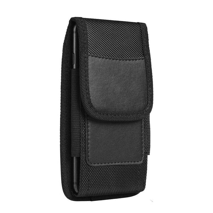 Premium Cell Phone Belt Clip Case with Secure Pouch & Flap Closure - Universal Fit for All Smartphones