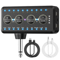 Compact Mini Headphone Guitar Amplifier with 10 Preamps & USB Recording - Perfect for Musicians
