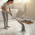 Powerful Electric Spin Scrubber with Rotating Brush Head & Adjustable Ergonomic Handle - Perfect for Deep Cleaning!