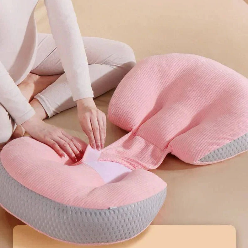Dual Wedge Pregnancy Support Pillow - Ultimate Comfort for Expecting Moms
