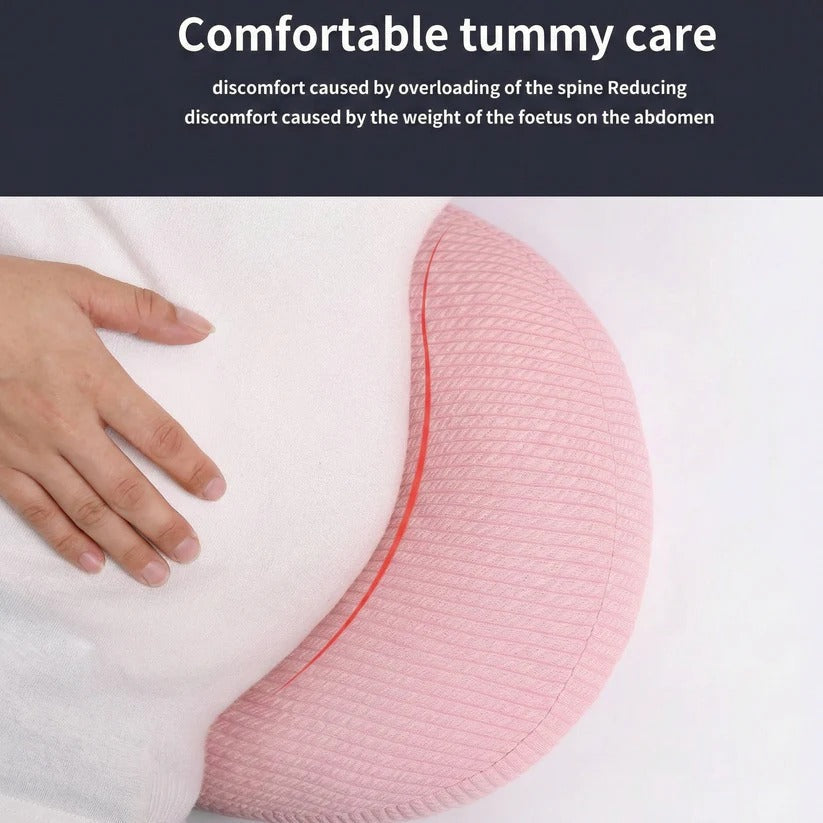 Dual Wedge Pregnancy Support Pillow - Ultimate Comfort for Expecting Moms