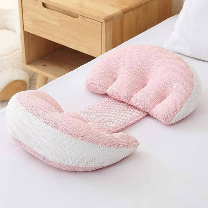 Dual Wedge Pregnancy Support Pillow - Ultimate Comfort for Expecting Moms