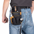 Heavy-Duty Electrician Tool Pouch with Adjustable Belt & Reinforced Base for Ultimate Durability