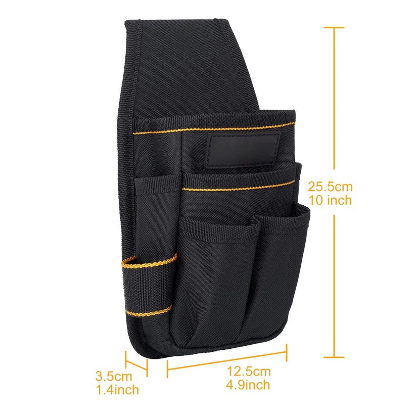 Heavy-Duty Electrician Tool Pouch with Adjustable Belt & Reinforced Base for Ultimate Durability