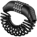 Secure Motorcycle Helmet Cable Lock - 59-Inch Steel Cable with Resettable Combination Lock for Maximum Protection