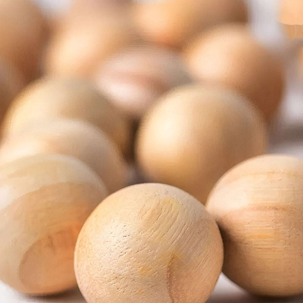 Natural Cedar Camphorwood Moth Repellent Balls - Eco-Friendly Protection for Closets and Drawers