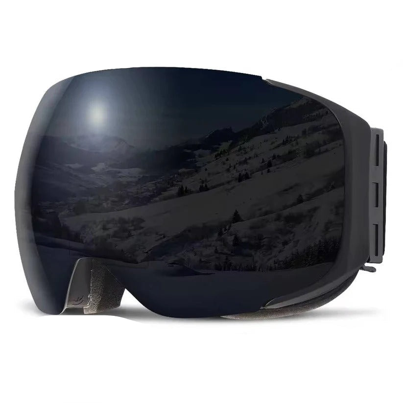 Premium Ski Goggles with Magnetic Interchangeable Lenses | Anti-Fog, UV400 Protection & Enhanced Visibility for Ultimate Snow Performance