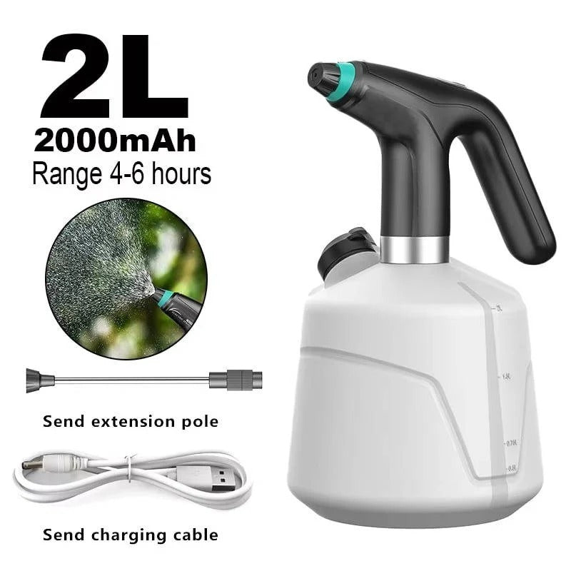 USB Rechargeable Electric Plant Mister with Adjustable Spray Settings - Perfect for Indoor & Outdoor Plants