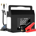 Portable Car Jump Starter with Built-In Tire Air Compressor & Digital Display - Compact Emergency Power Bank for Cars