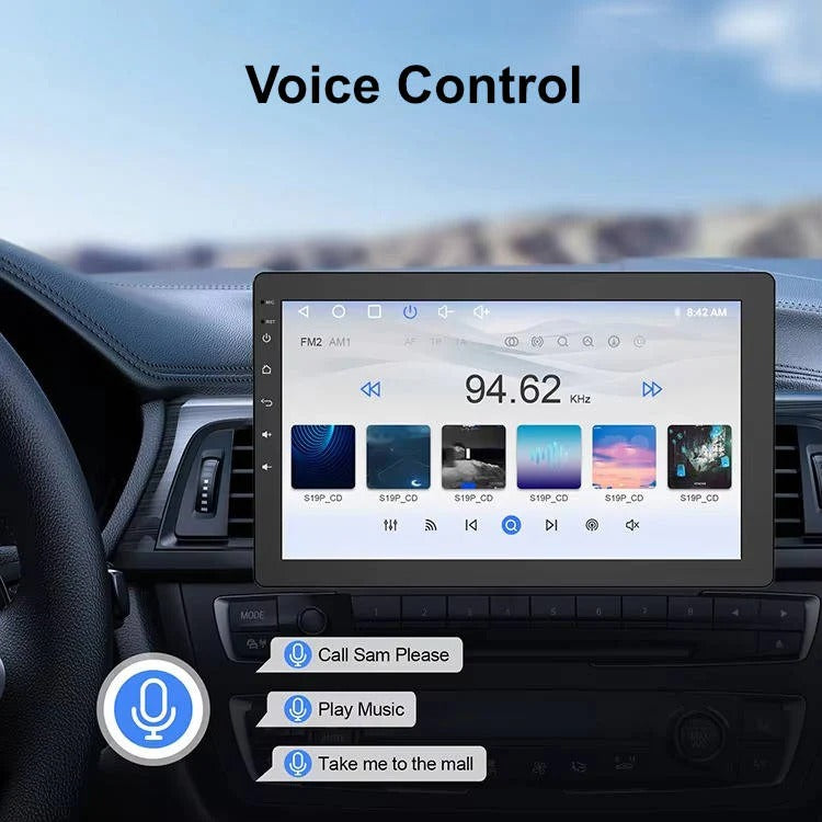Bluetooth Touchscreen Car Stereo with Rotating Display & Backup Camera Support - Ultimate In-Car Entertainment System