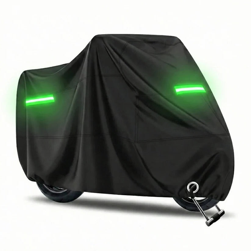 Premium Outdoor Motorcycle & Scooter Cover with Reflective Coating for All-Weather Protection