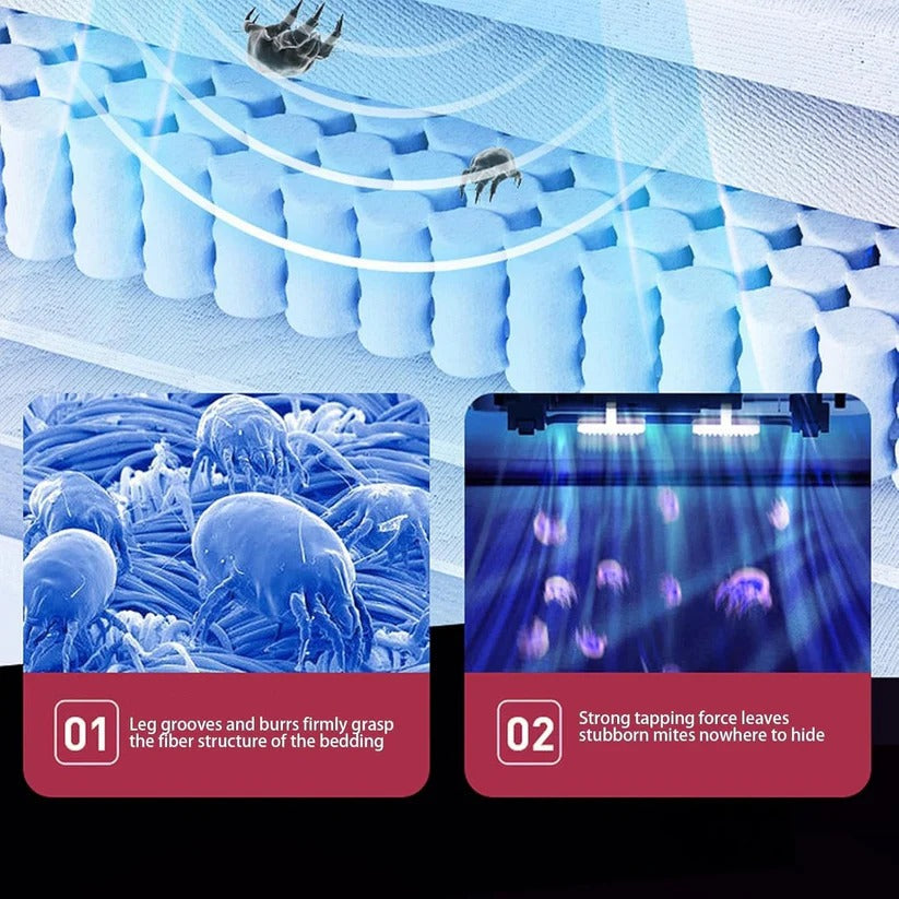 Cordless UV Light Mattress & Sofa Vacuum with Pulsating Head - Powerful, Portable Cleaning Solution