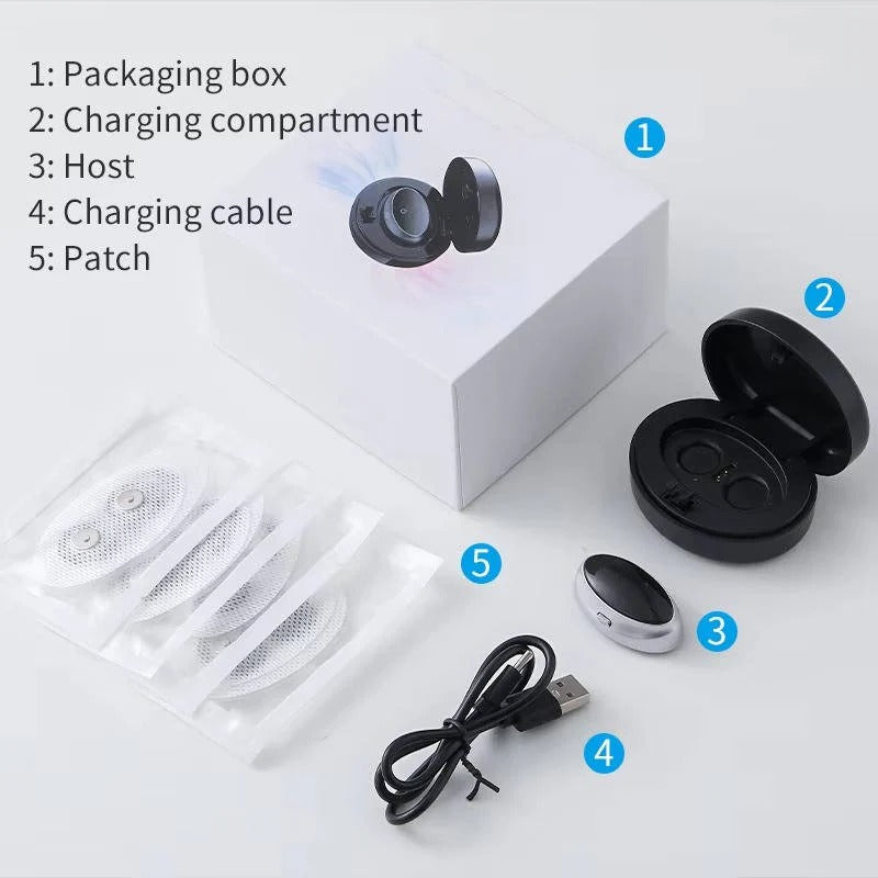 Smart Snoring Support Device with Automatic Stimulation Adjustment for Better Sleep Quality