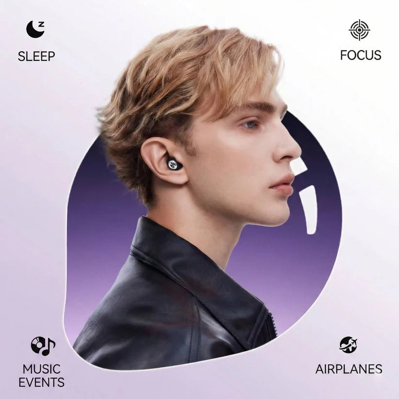 Premium Reusable Ear Plugs for Noise Reduction - Ideal for Sleeping, Travel & Concentration