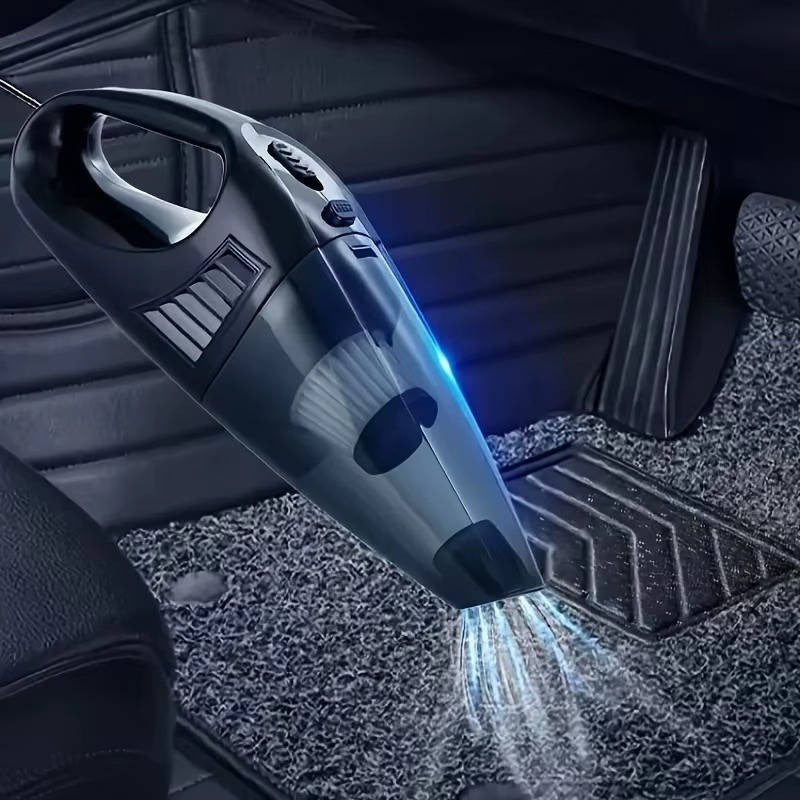 High-Suction 12V Corded Handheld Auto Vacuum for Interior Detailing - Powerful Car Cleaning Tool