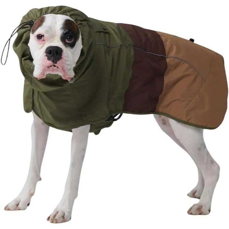 Reflective Waterproof & Windproof Dog Rain Jacket - Full Body Coverage for Ultimate Protection