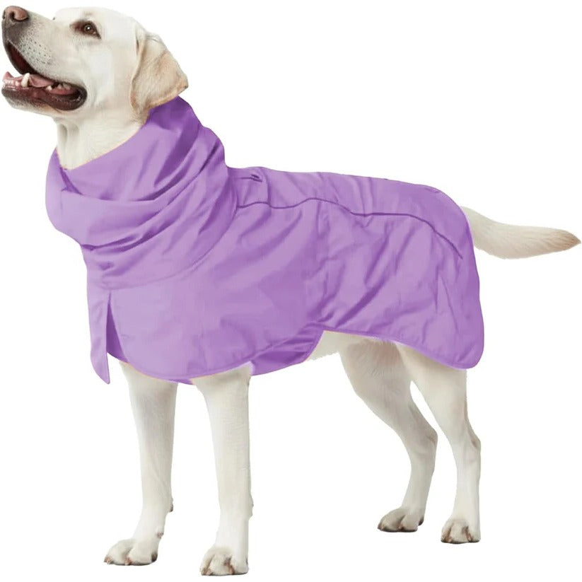 Reflective Waterproof & Windproof Dog Rain Jacket - Full Body Coverage for Ultimate Protection