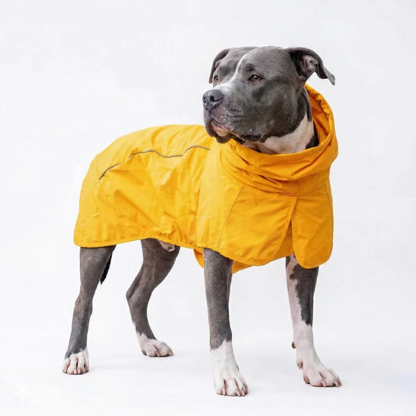 Reflective Waterproof & Windproof Dog Rain Jacket - Full Body Coverage for Ultimate Protection